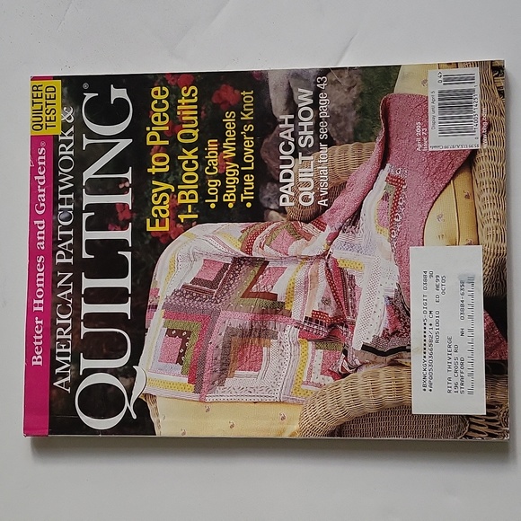 American Patchwork & Quilting Magazine April 2005 Issue 73 - Picture 6 of 8